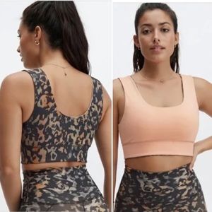 Fabletics Harlow Reversible Sports Bra WILD CAMO/GAIA Print